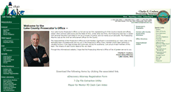 Desktop Screenshot of lakecountyprosecutor.org